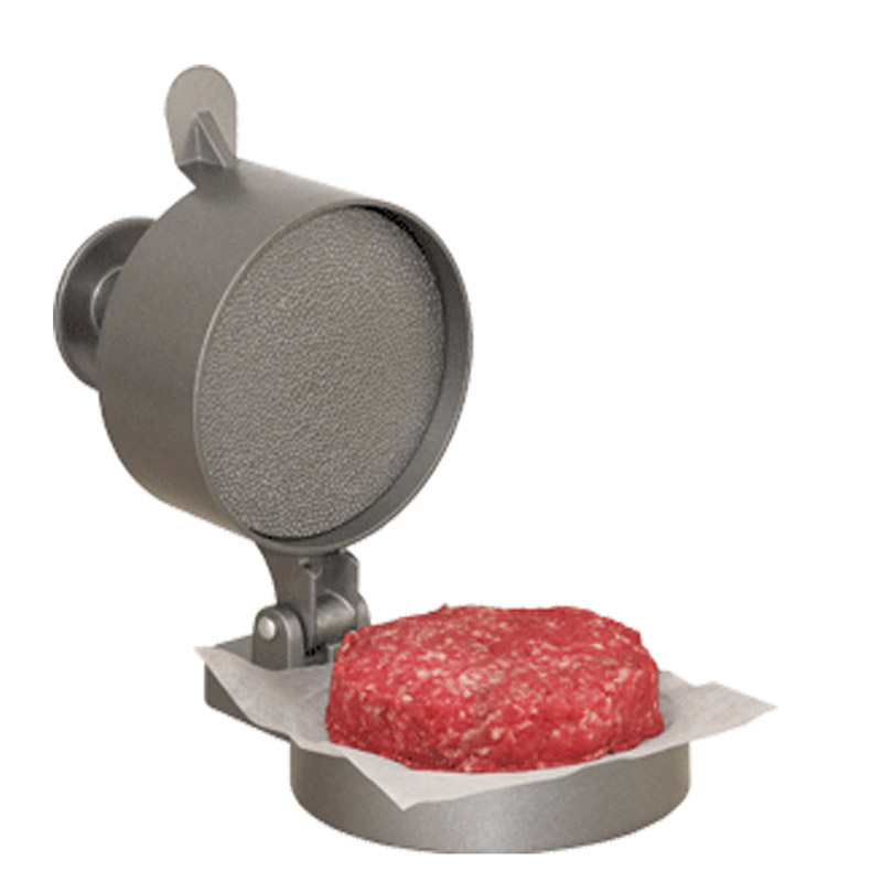 Plastic single hamburger press