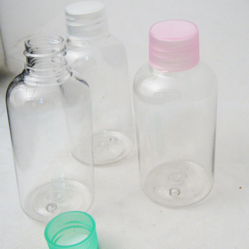 3 Travel Bottles Jar Container Carry On TSA Liquid Storage Set Clear
