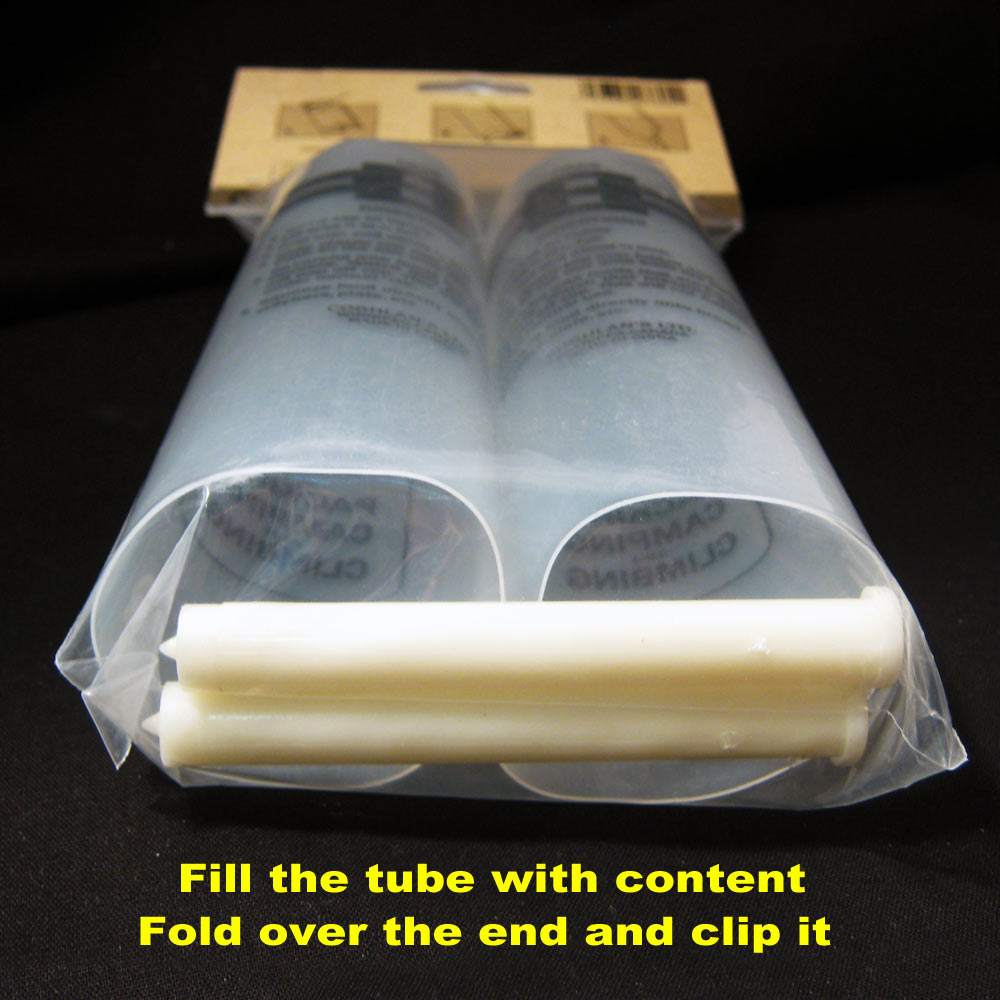 2 Food Squeeze Tubes Container Bottles Camping Hiking Easy Dispenser