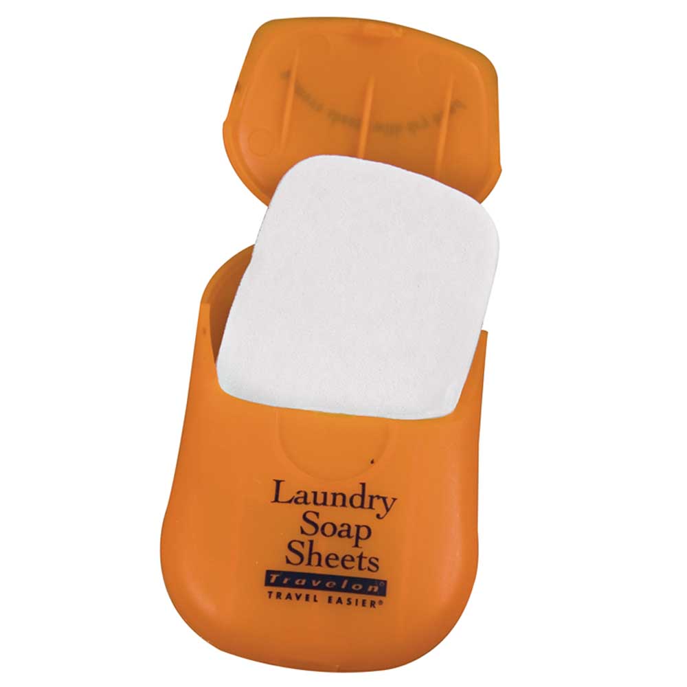 Travel Laundry Soap Sheets Travelon Airline TSA Clear Body Face