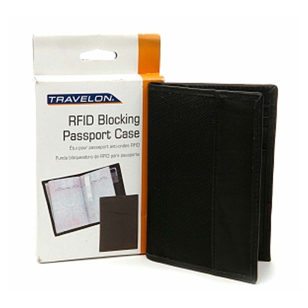 NEW TRAVELON RFID BLOCKING PASSPORT HOLDER COVER NYLON eBay