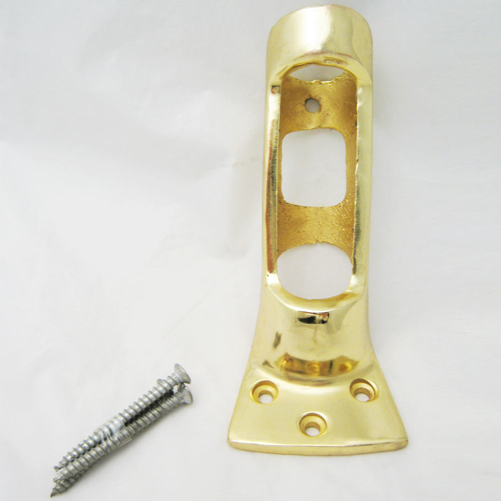 Flag Pole Bracket Mount 1" Solid Brass Flagpole Holder Outdoor National Hardware eBay