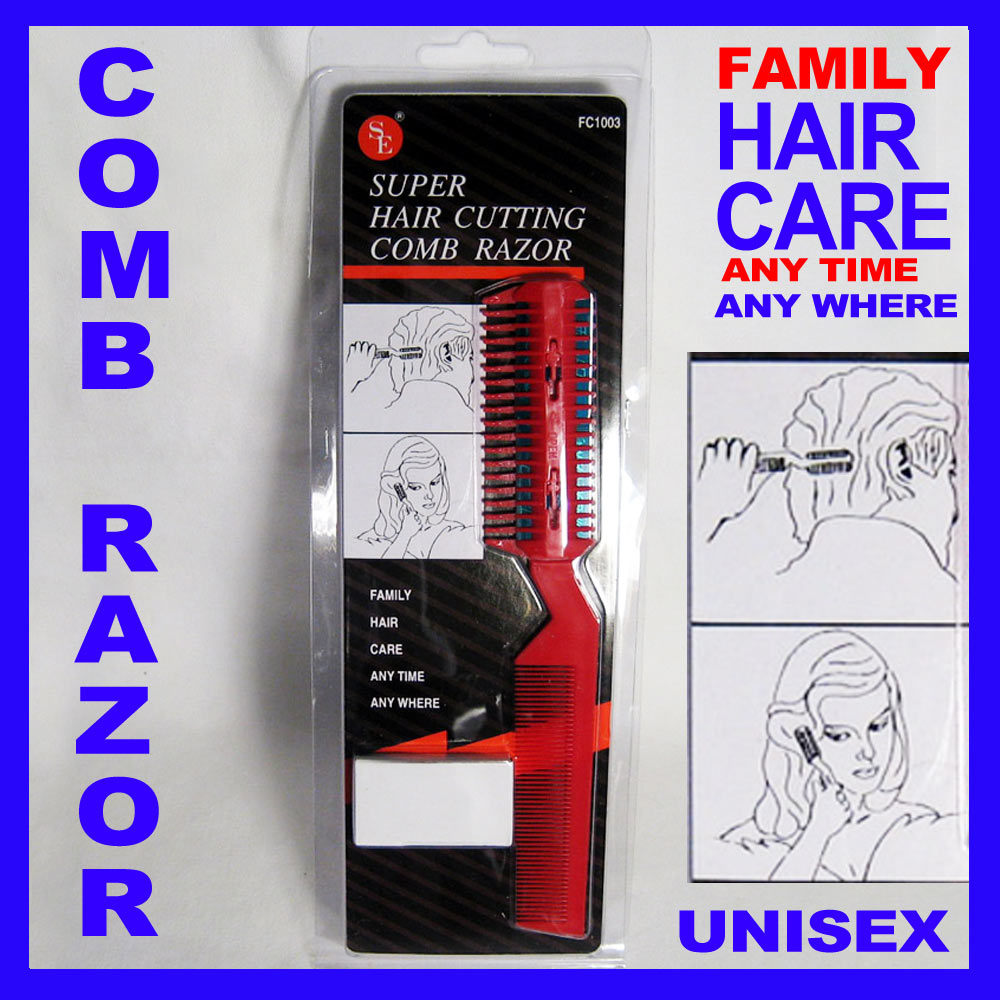 New Hair Cutting Comb Trimmer Cut Shaving Razor Adjustable 6 Blades