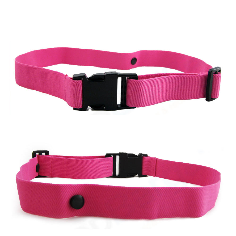 RACE NUMBER BELT ELASTIC TRIATHLON TRAINING MARATHON RUNNING WAIST PINK