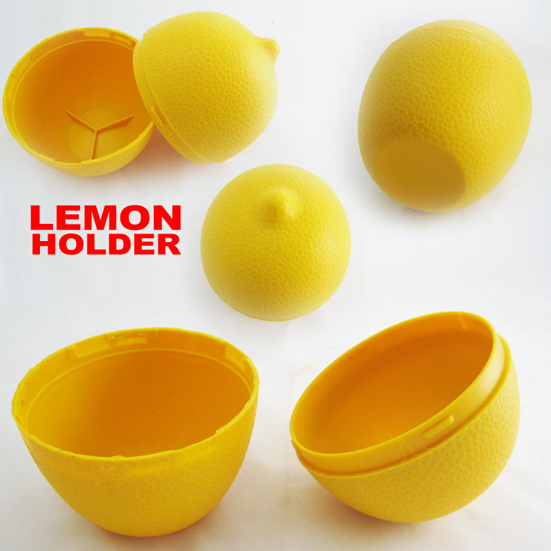 Lemon Storage Container Plastic Holder Lime Saver Keeper Fresh Cut Bar Kitchen ! eBay