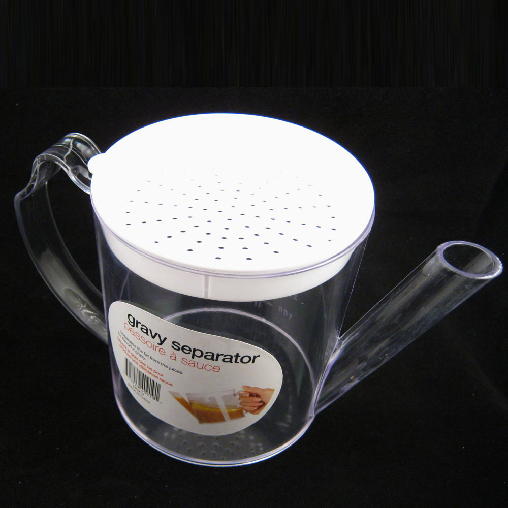 Gravy Oil Fat Separator Measuring 4 Cups w Strainer Seperator Measurer