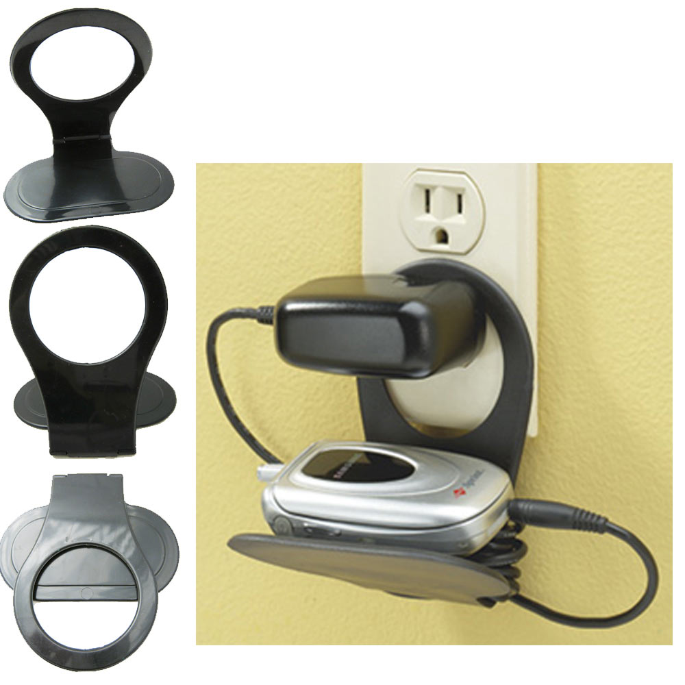 Cell Phone Charger Holder Foldable Mobile Stand Travel Gadget Wall