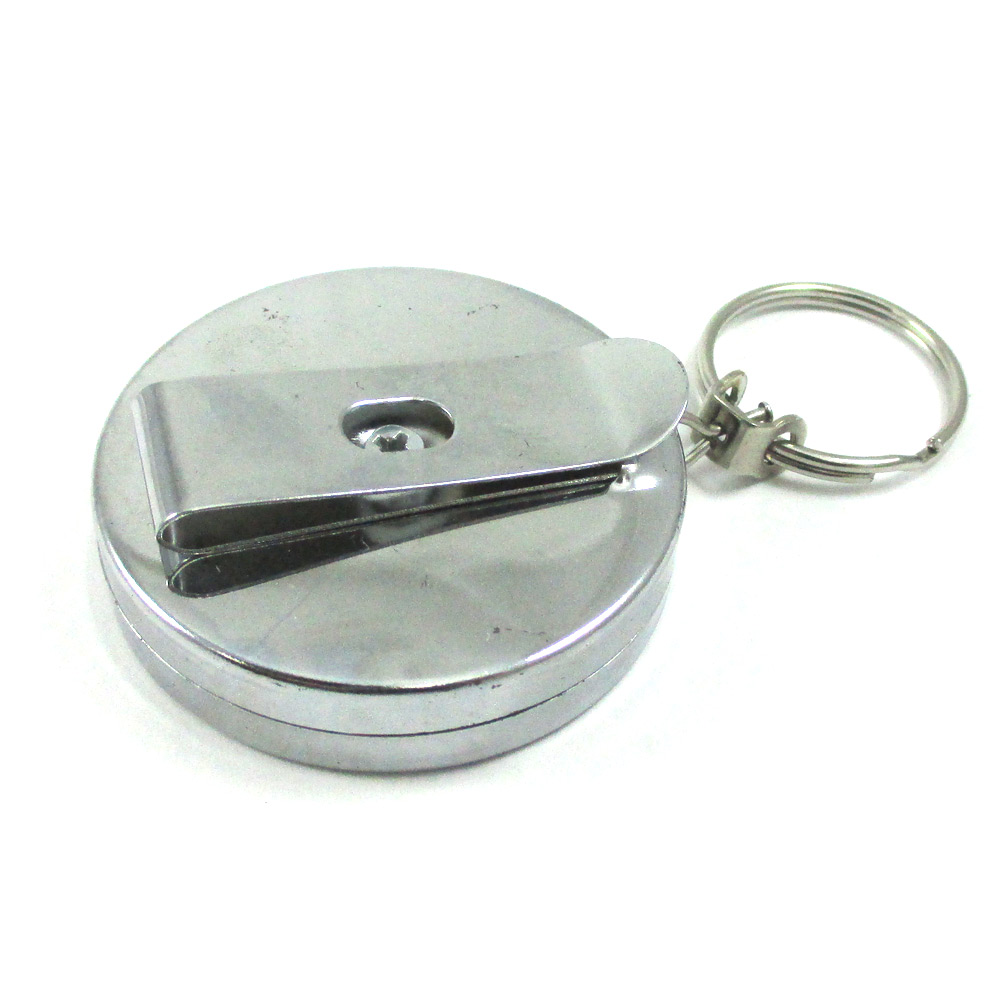 Heavy Duty Retractable 2" Pull Reel Key Chain Retractable Chain Belt
