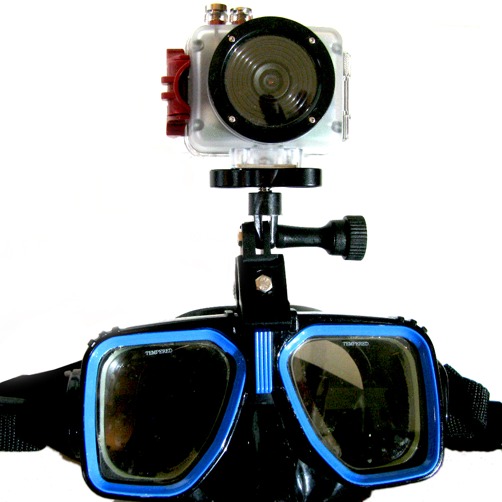 Intova Scuba Dive Face Mask Mount Underwater Video HD Camera Waterproof