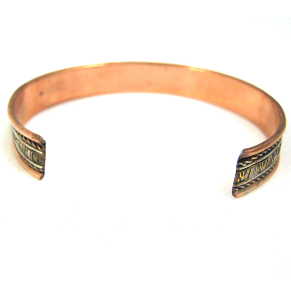 Copper Pain Relief Healing Therapy Arthritis Cuff Bracelet Bangle Women