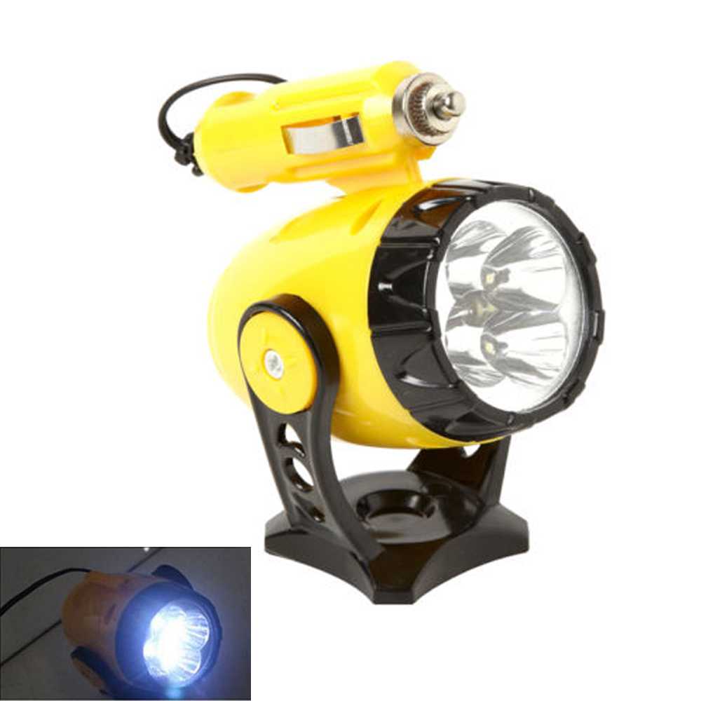 12V 5 LED Flashlight Car Auto Cigarette Lighter Emergency Work