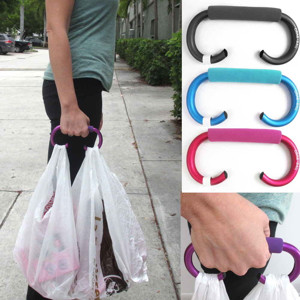 Soft Grip Grocery Shopping Bag Easy Carrier Handle Holder Tool One Trip