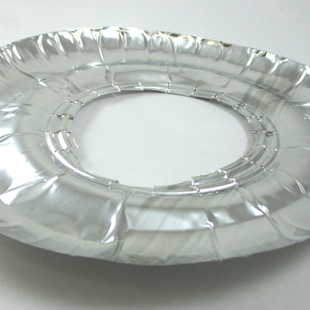 100 Pc Aluminum Foil Round Stove Gas Burner Bib Liners Covers