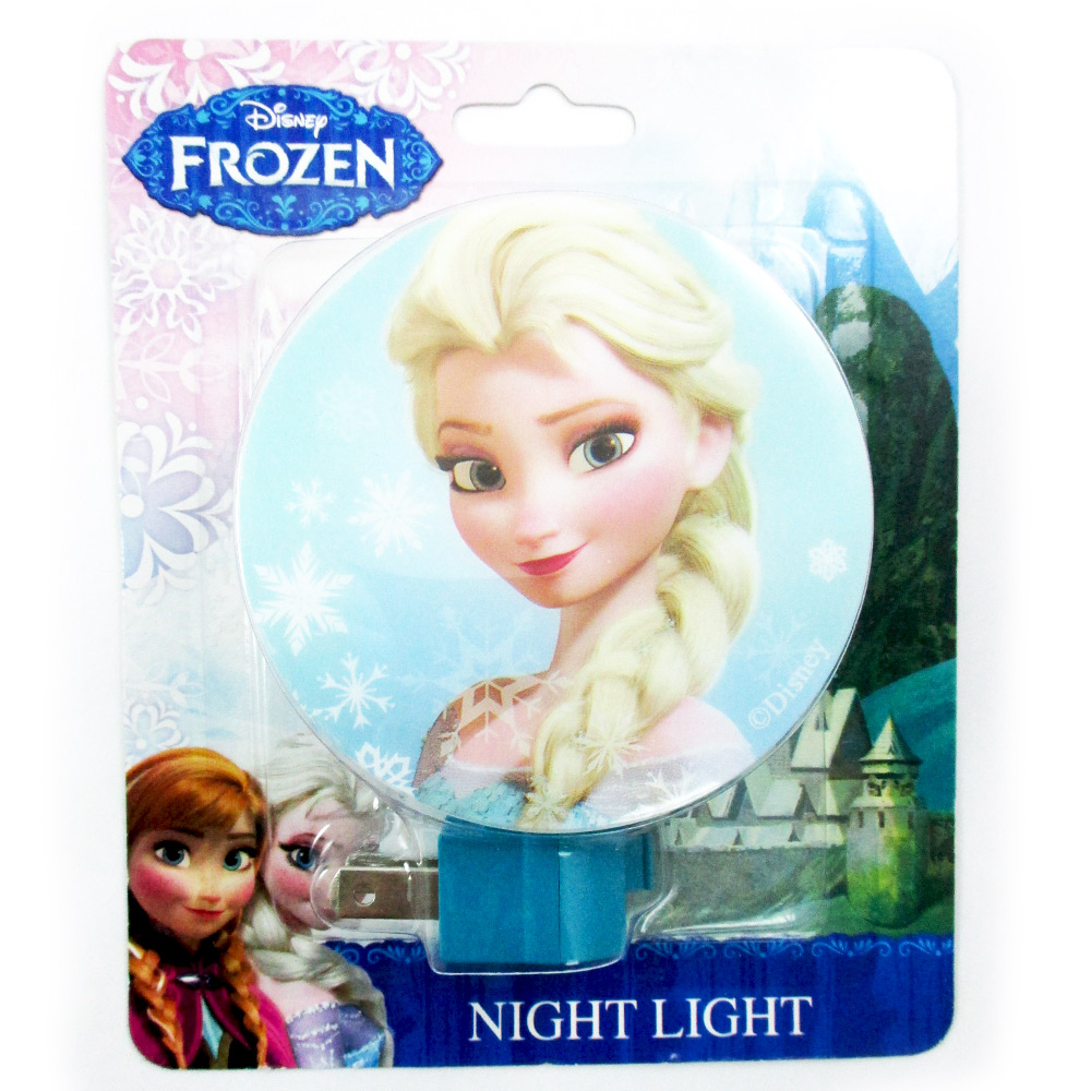 1 Disney Frozen Night Light Elsa Anna Plug In Girls Room Decor Gift