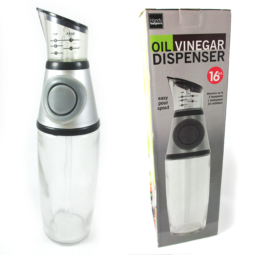 Oil Vinegar Dispenser Bottle Measure Easy Pour Spout Measuring Tool