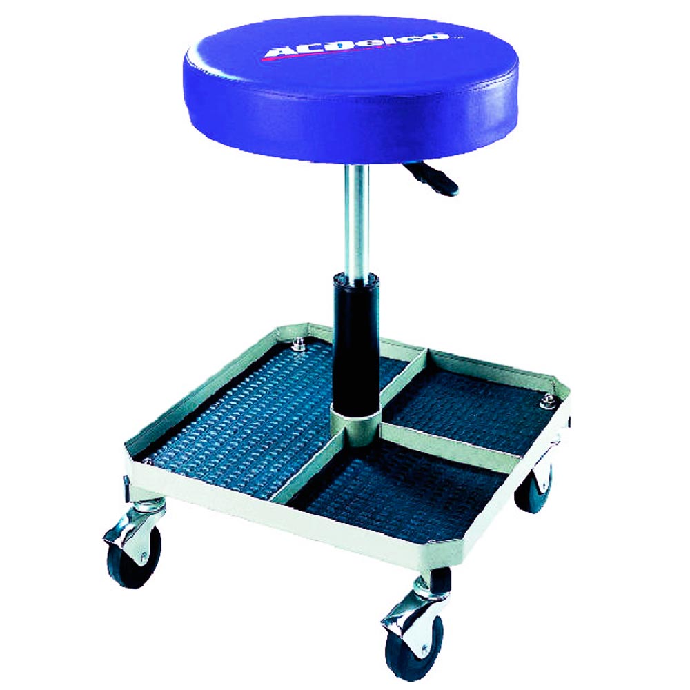 AC DELCO Seat Creeper Pneumatic Adjustable Stool Mechanics Roll Tool