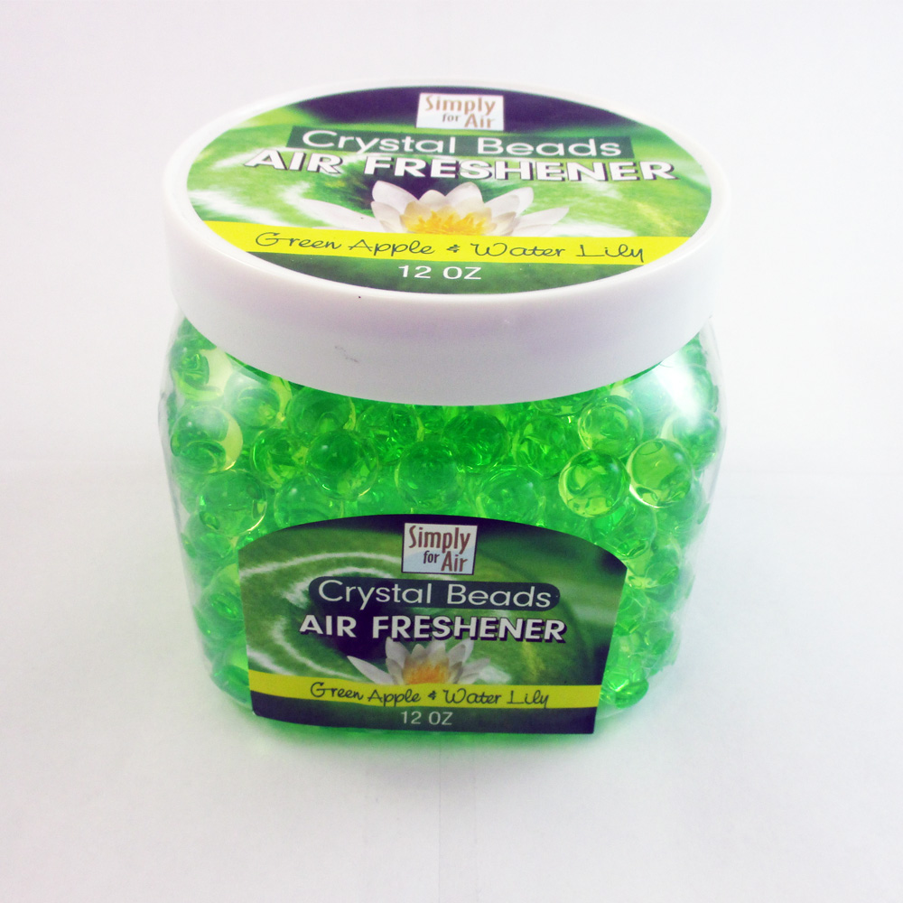 4 Jar Pack Crystal Beads Air Freshener Instant Odor Eliminator Home Car
