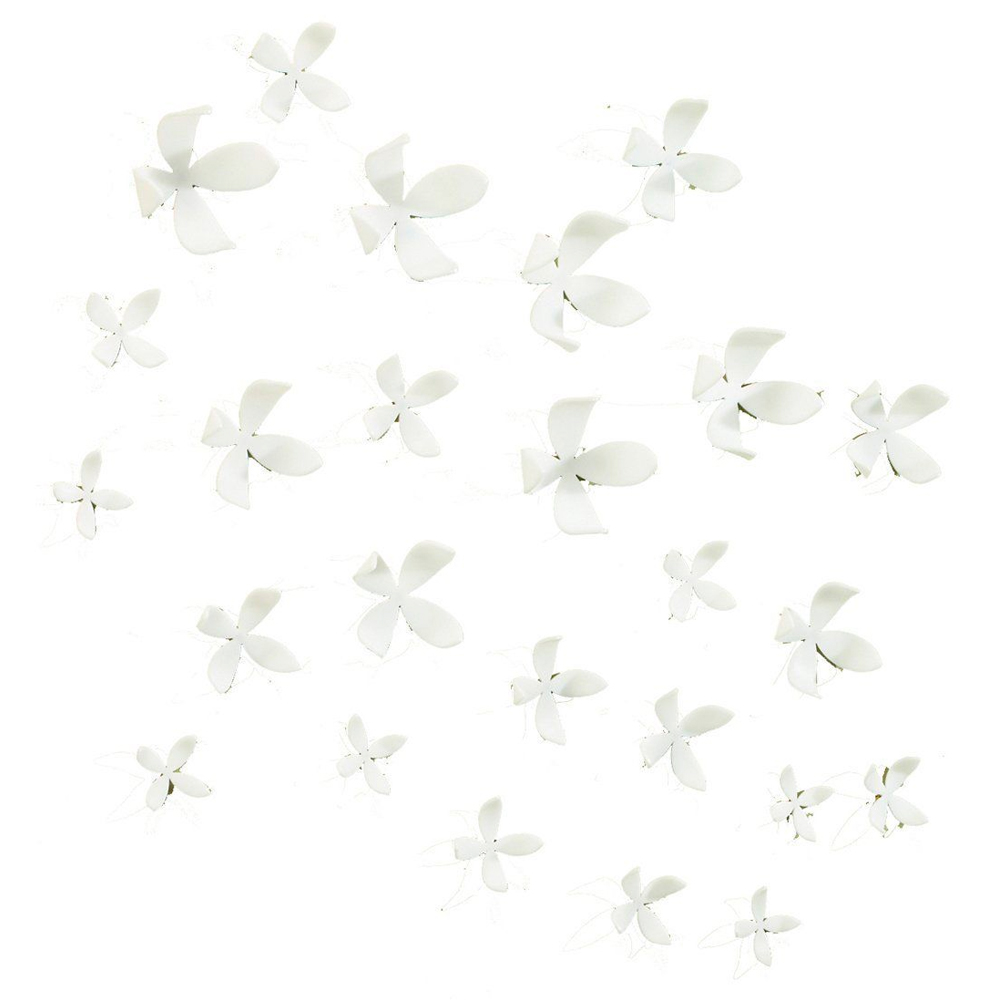 Umbra Wallflower Wall Decor 25 Flowers White Diy Nature Art Home Room
