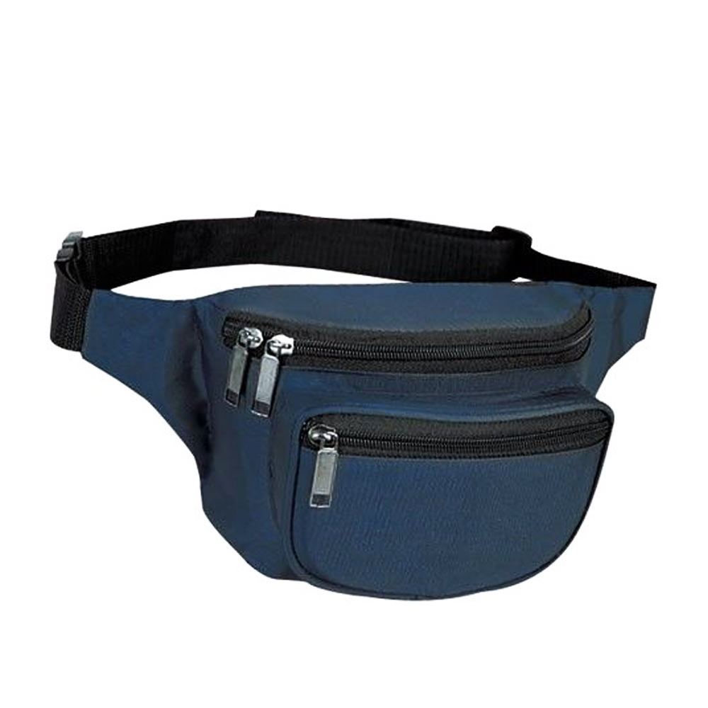 Blue Classic Fanny Hip Pack Nylon Waist Bag Belt Travel Pouch Adjustable New Men | eBay