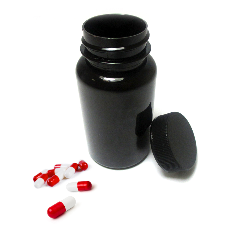 50 Empty Plastic Pill Bottles Medicine Container Vitamin Capsule Drug Holder Bk eBay