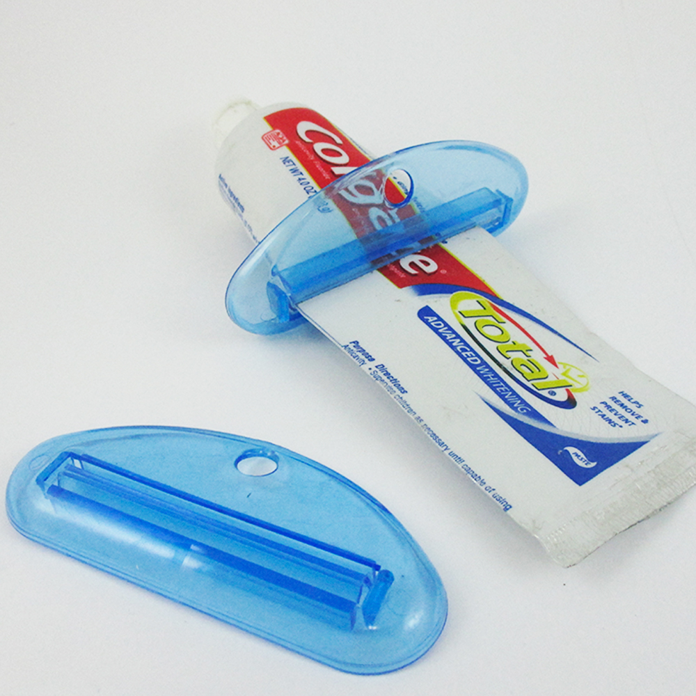 4 Ez Plastic Tube Squeezer Toothpaste Dispenser Holder Rolling Bathroom