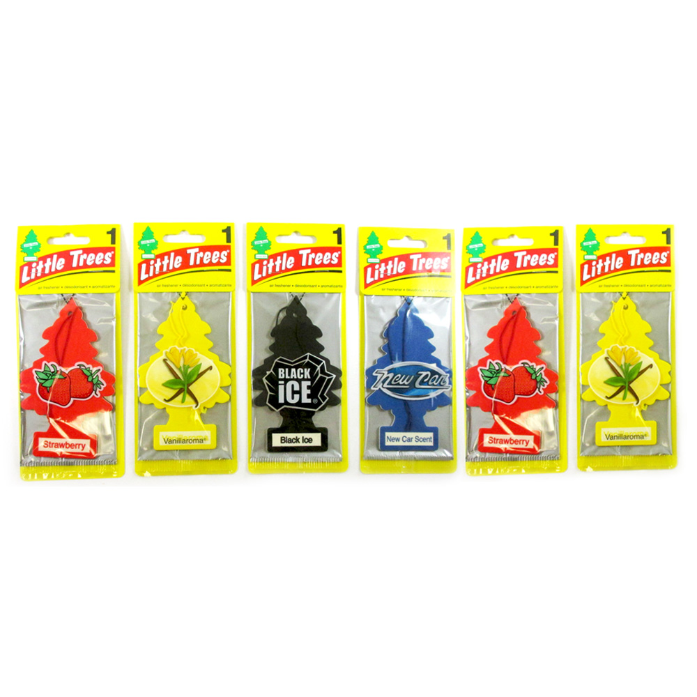 6Pc Little Trees Air Freshener Home Car Scent Assorted Pack Hanging Office Smell - Photo 1 sur 1