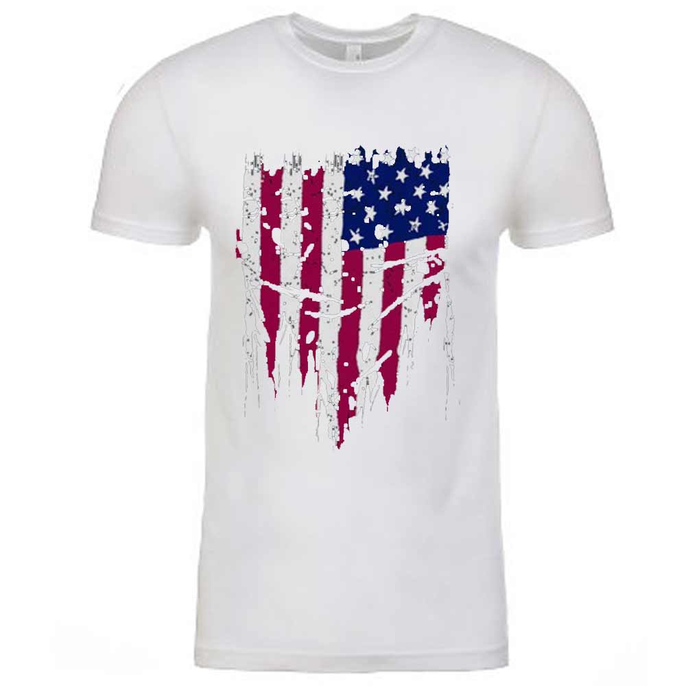 For Those I Love I Am Willing To Do New Men's Shirt American Flag Air Force Tees 