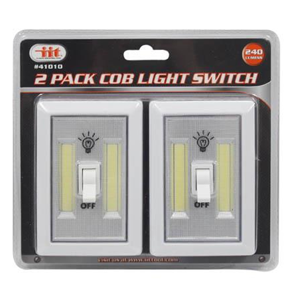 2/4pc 4COB LED Wall Switch Wireless Closet Cordless Night Light Battery Operated 