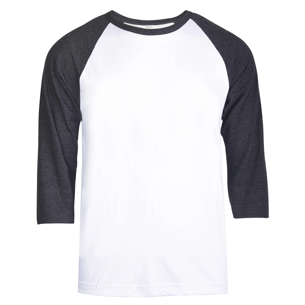 Men's Raglan Baseball T-Shirt Plain Casual Tee Sport Jersey S-3XL | eBay